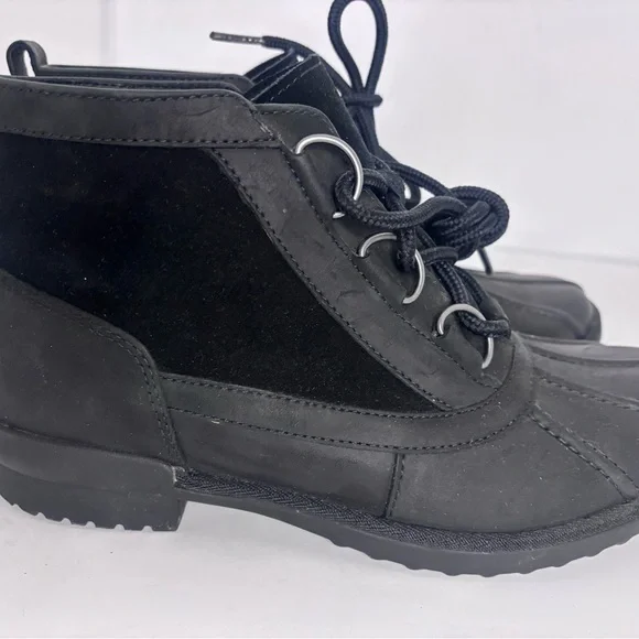 UGG Women’s Heather Black Rain & Snow Boots - Picture 2 of 9